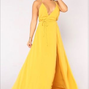 Lizbeth Dress - Mustard